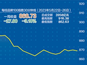 大消费走势相对坚挺 或助力每经品牌100指数企稳
