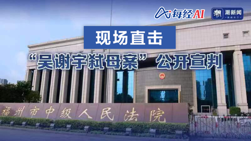 直播丨直击“吴谢宇弑母案”公开宣判