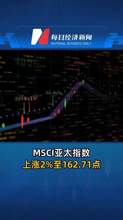 MSCI亚太指数上涨2%至162.71点