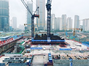应用10余项建筑“黑科技” 西南新地标地下结构封顶