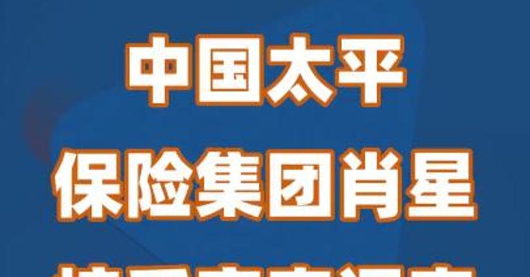 中国太平保险集团肖星接受审查调查