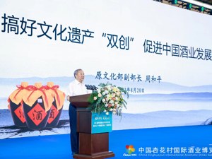 原文化部副部长周和平：酒文化遗产“双创”对酒业高质量发展有着深远意义