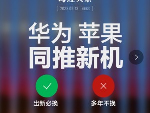 华为苹果同推新机 “出新必换”还是“换手机壳”？