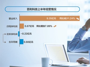 百利科技上半年扣非净利亏2204万 董秘回应：主要因销售费用等大幅提升