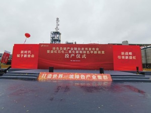 盛虹石化10万吨/年 CO₂制绿色甲醇装置投产  CO₂回收转化接近100%