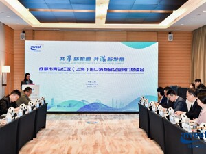 青沪政企共商合作 成都青白江区（上海）进口消费品企业恳谈会举行