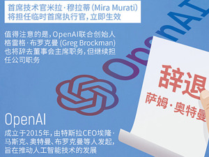 OpenAI创始人阿尔特曼被炒1天，又要回归？
