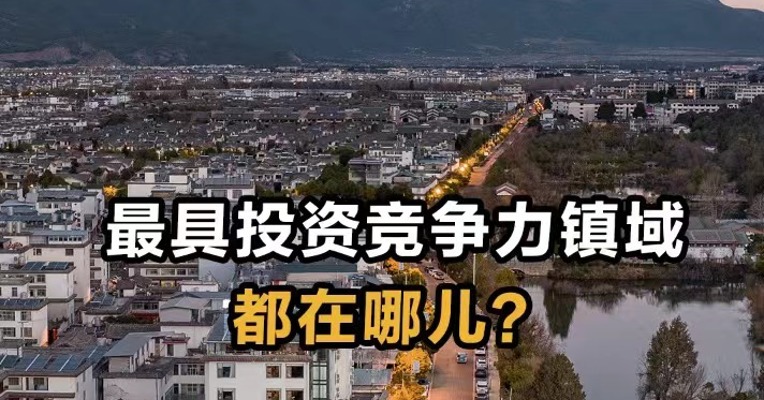 最具投资竞争力镇域都在哪儿？