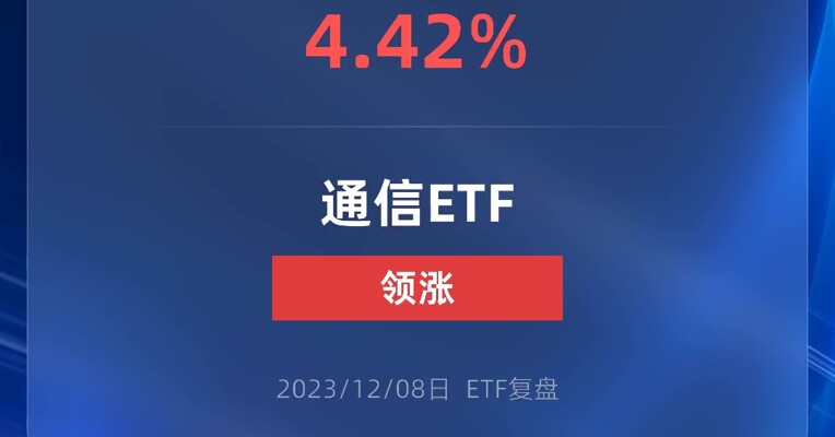 人工智能领衔，今天通信ETF大涨4.42%！