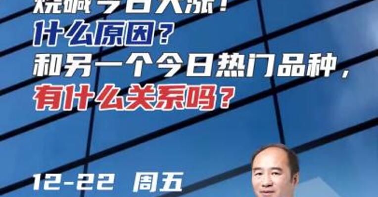 烧碱今日大涨！什么原因？和氧化铝有何关联？#期货 #原材料 #投资