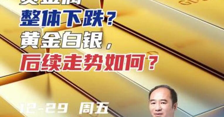 贵金属整体下跌？黄金白银，后续走势如何？#期货 #投资 #加息
