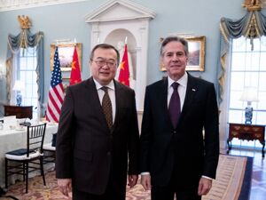 刘建超会见美国国务卿布林肯