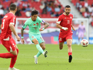 亚洲杯两连平！国足0-0黎巴嫩，武磊失空门