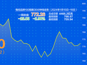 历史大底形态显现？ 每经品牌100指数酝酿反弹