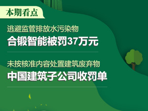 A股绿色周报｜5家上市公司暴露环境风险 再现逃避监管排放水污染物