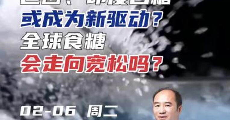 巴西、印度白糖或成为新驱动？全球食糖会走向宽松吗？您怎么看？#农业 #期货 #投资