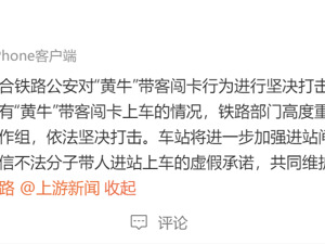 广州南站回应“黄牛”带客闯卡：坚决打击！