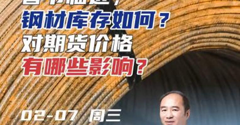春节临近，钢材库存如何？对期货价格有哪些影响？#期货 #理财 #地产