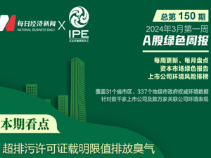 A股绿色周报丨7家上市公司暴露环境风险  东华科技控股公司受罚