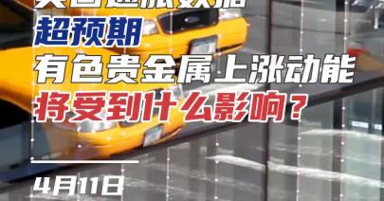美国通胀数据超预期，有色贵金属上涨动能会受影响吗？#期货 #理财 #黄金