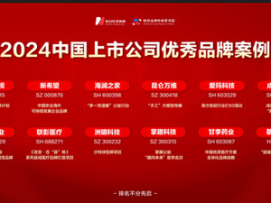 解读“2024中国上市公司优秀品牌案例”：涌流品牌经济时代的榜样力量
