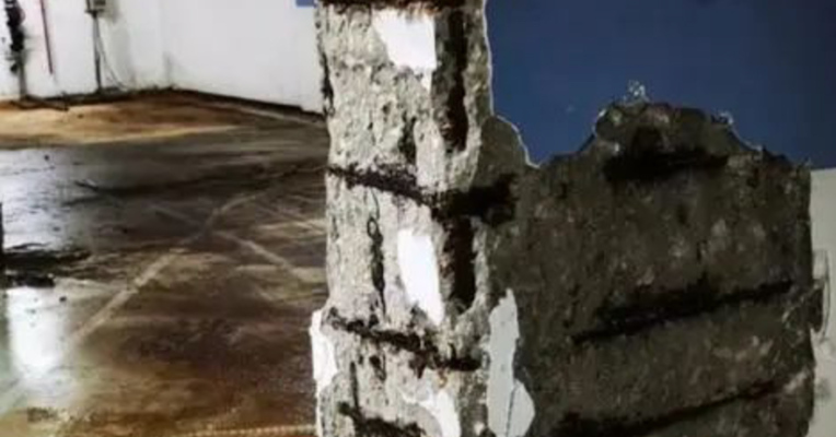 恒大海花岛有小区地库承重墙柱混凝土大面积脱落、钢筋锈蚀 ，官方通报：高度重视 