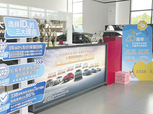 上汽大众针对ID.家族车型推出“保值回购”计划