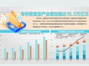国内发明专利有效量达442.5万件