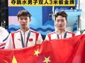 王宗源/龙道一夺跳水男子双人3米板金牌 