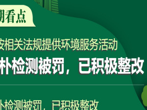 A股绿色周报｜8家上市公司暴露环境风险 实朴检测被罚并责令停业整顿，公司：已积极整改