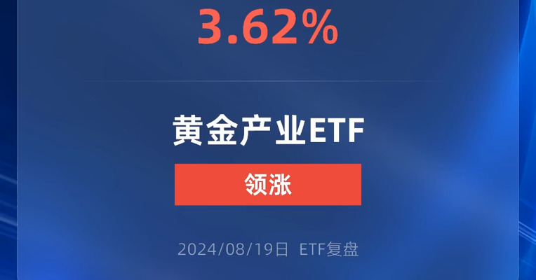 黄金产业ETF大涨3.62%