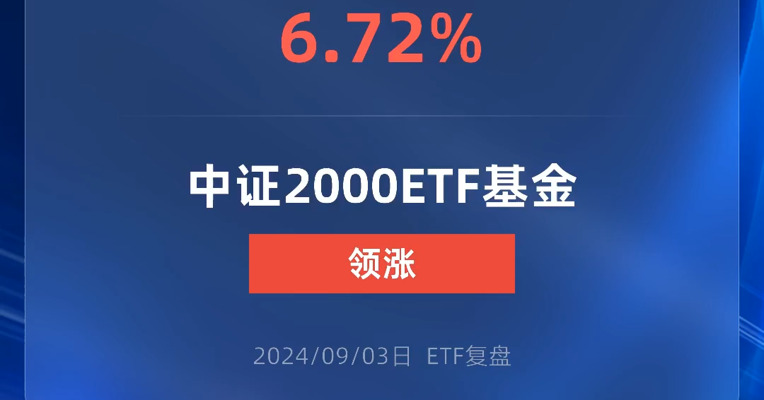 中证2000ETF基金涨超6%