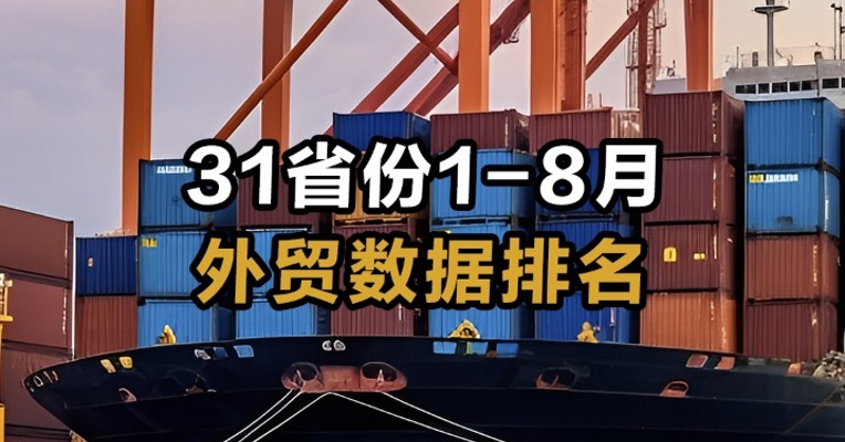  31省份1-8月  外贸数据排名