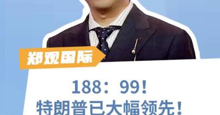188：99，特朗普已大幅领先！多个投票站延迟关闭
