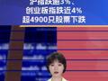 滬指跌逾3%、創(chuàng)業(yè)板指跌近4% 超4900只股票下跌