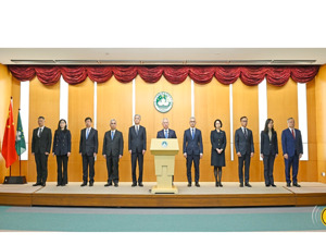 澳门特区第六届政府候任主要官员和检察长首次集体亮相 岑浩辉：将推动特区稳定发展，持续提升市民福祉