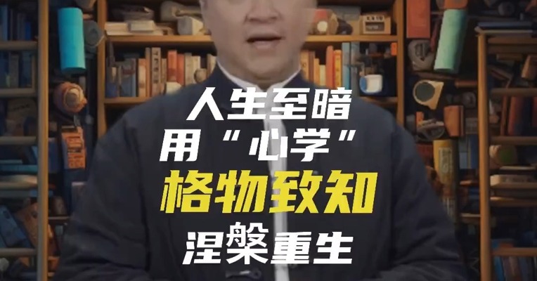 人生至暗，用“心学”格物致知，涅槃重生