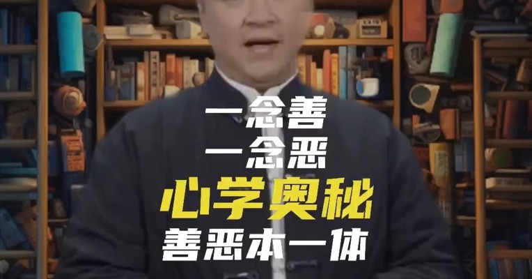 一念善，一念恶，心学奥秘善恶本一体