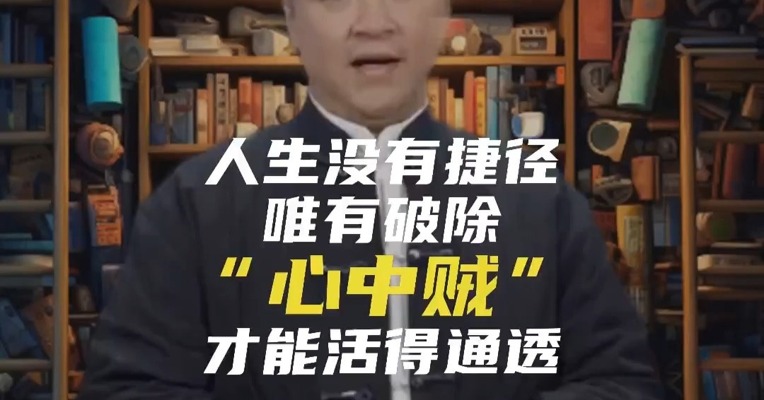 人生没有捷径，唯有破除“心中贼”，才能活得通透！