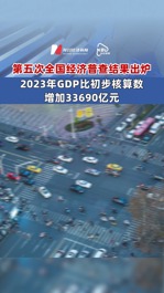 第五次全國經(jīng)濟普查結(jié)果出爐 2023年GDP比初步核算數(shù)增加33690億元 