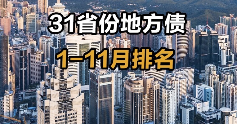 31省份地方债2024年1-11月排名