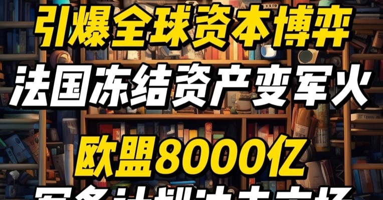 俄乌冲突引爆全球资本博弈！法国冻结资产变军火 欧盟8000亿军备计划冲击市场