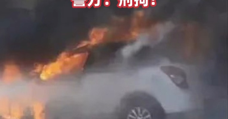 女子路口烧纸致9辆车被烧！自称全程默念“平安健康”，警方：刑拘！