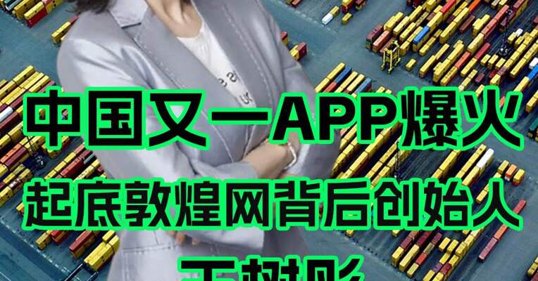 中国又一APP敦煌网爆火，深度起底背后创始人王树彤