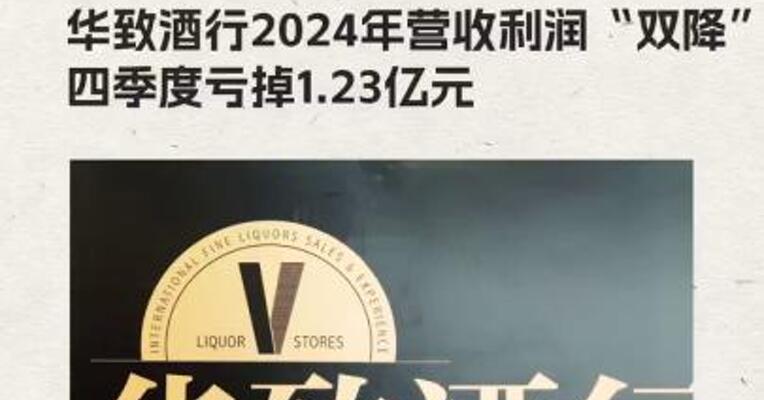 华致酒行2024年 营收利润“双降” 四季度亏掉1.23亿元