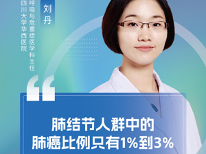 四川大学华西医院刘丹：肺结节人群中仅有1%到4%为肺癌患者 需警惕肺结节过度干预