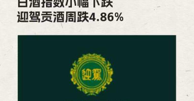 白酒指数小幅下跌 迎驾贡酒周跌4.86%