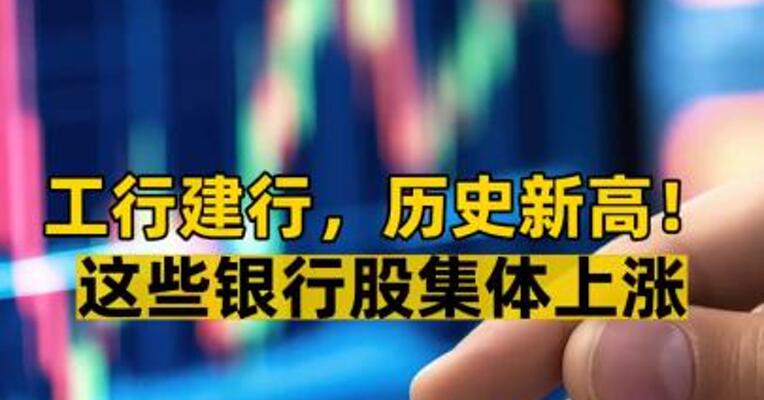 工行建行，历史新高！这些银行股集体上涨