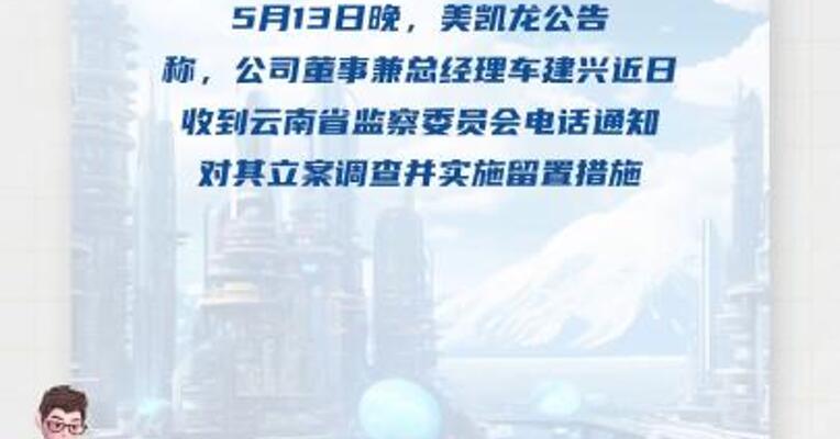 美凯龙：董事兼总经理车建兴被留置 