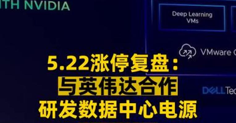 5.22涨停复盘： 与英伟达合作研发数据中心电源 这只美股盘后暴涨200% 刺激A股HVDC概念走强